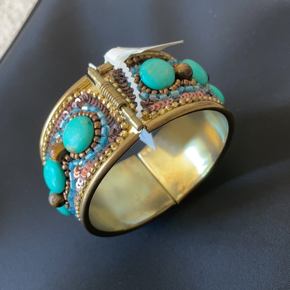 NWT bohemian bangle turquoise bracelet - Picture 9 of 9